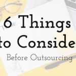 consider out sourcing